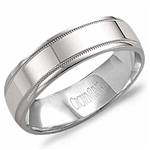 14K White Gold Band