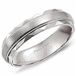 14K White Gold Band