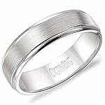 14K White Gold Band