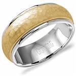 14K Yellow & White Gold Band