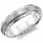 14K White Gold Band