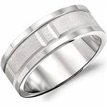 14K White Gold Band