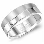 14K White Gold Band