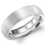 14K White Gold Band