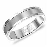 14K White Gold Band