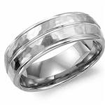 14K White Gold Band