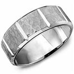 14K White Gold Band