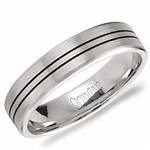 14K White Gold Band