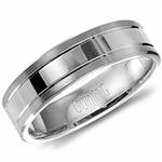 14K White Gold Band