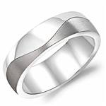 14K White Gold Band