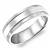 14K White Gold Band