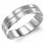 14K White Gold Band