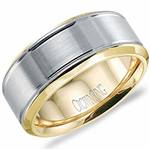 14K White & Yellow Gold Band