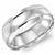 14K White Gold Band