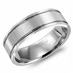 14K White Gold Band