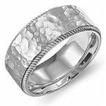 14K White Gold Band