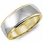 14K White & Yellow Gold Band