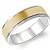 14K Yellow & White Gold Band