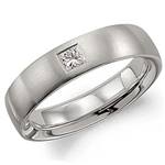 Diamond 14K White Gold Band