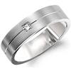 Diamond 14K White Gold Band