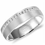 Diamond 14K White Gold Band