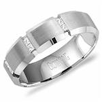 Diamond 14K White Gold Band