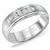 Diamond 14K White Gold Band