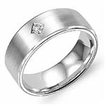 Diamond 14K White Gold Band