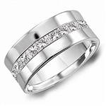 Diamond 14K White Gold Band