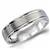 14K Light Weight White Gold Band