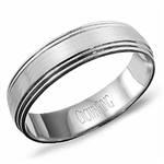 14K Light Weight White Gold Band