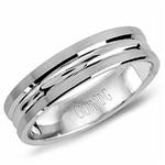 14K Light Weight White Gold Band