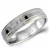 14K Light Weight White Gold Band