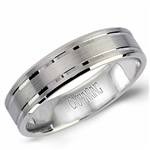 14K Light Weight White Gold Band