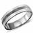 14K Light Weight White Gold Band