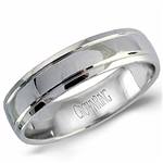 14K Light Weight White Gold Band