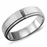 14K Light Weight White Gold Band