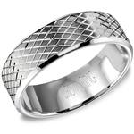 14K Light Weight White Gold Band