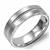 14K Light Weight White Gold Band