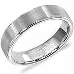 14K Light Weight White Gold Band