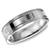 14K Light Weight White Gold Band