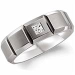 Diamond Platinum 950 Band