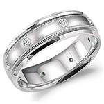 Diamond Platinum 950 Band