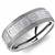 18k White Gold Inlay Titanium Band