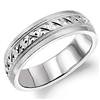 18K White Gold Band