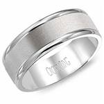 18K White Gold Band