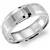 18K White Gold Band