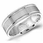 18K White Gold Band