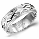 18K White Gold Band