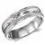 18K White Gold Band